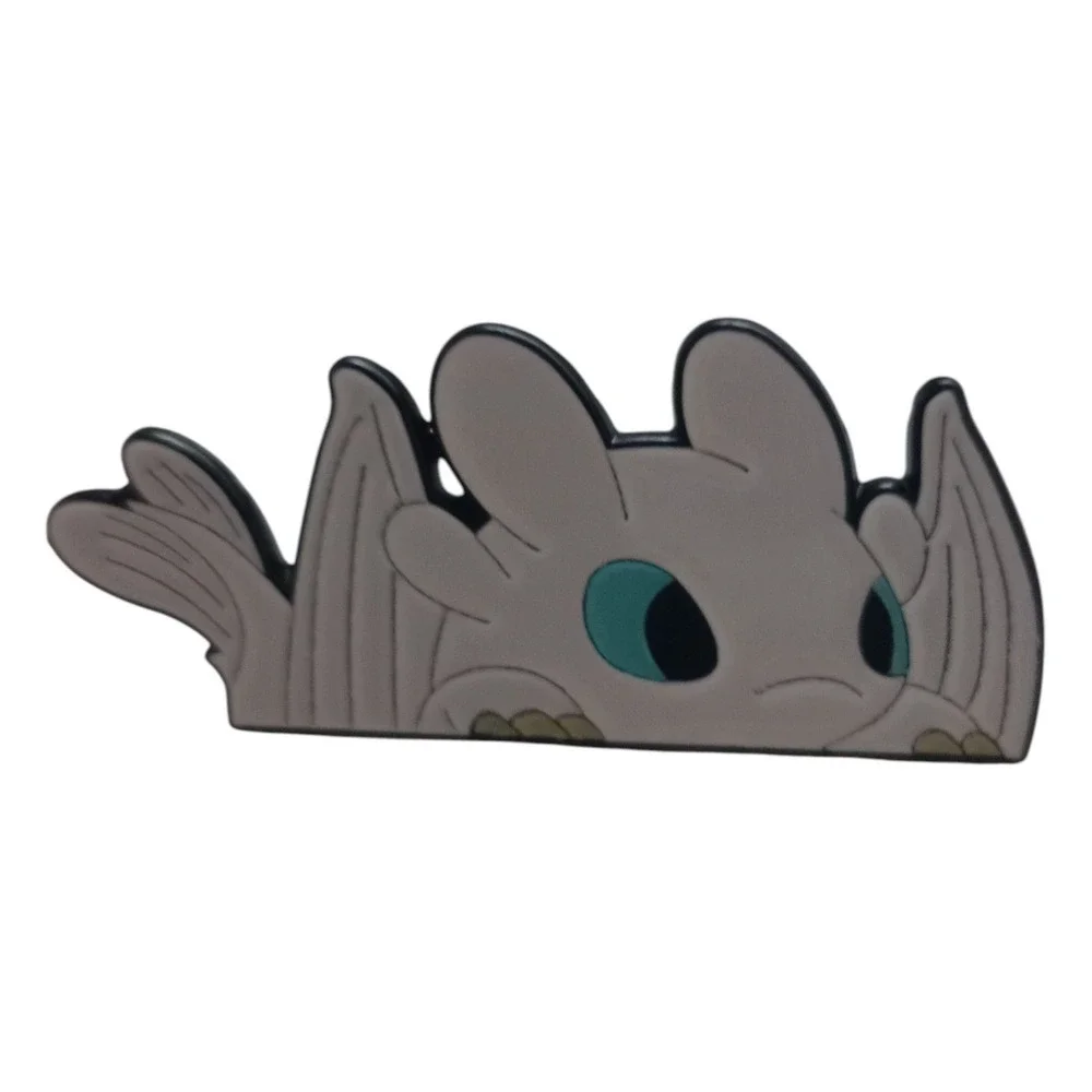 Dreamworks How To Train Your Dragon - Light Fury Peeker Character Enamel Pin